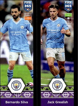 Bernardo Silva / Jack Grealish Manchester City samolepka Panini FIFA 365 2025 #397
