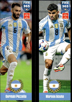 German Pezzella / Marcos Acuna Argentina samolepka Panini FIFA 365 2025 Golden Tribute #416