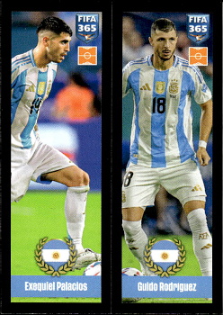 Exequiel Palacios / Guido Rodriguez Argentina samolepka Panini FIFA 365 2025 Golden Tribute #420