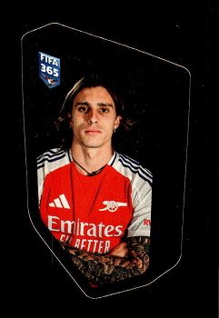 Riccardo Calafiori samolepka Panini FIFA 365 2025 My Golden Team - Game Breakers #CAL