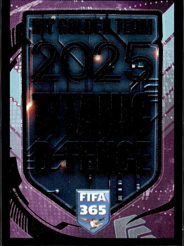Titanic D-Fence Logo samolepka Panini FIFA 365 2025 My Golden Team - Titanic D-Fence #DFE