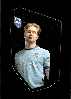 Kevin De Bruyne samolepka Panini FIFA 365 2025 My Golden Team - Urban Legends #KDB