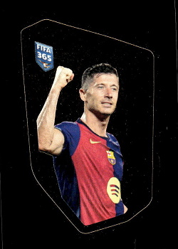 Robert Lewandowski samolepka Panini FIFA 365 2025 My Golden Team - Urban Legends #LEW