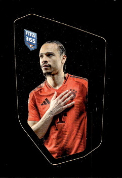 Leroy Sane samolepka Panini FIFA 365 2025 My Golden Team - City Artists #SAN