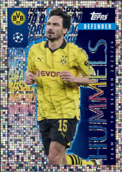 Mats Hummels Borussia Dortmund samolepka Topps UEFA Champions League 2024/25 2023/24 UCL Team of the Season #7