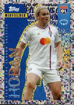 Lindsey Horan Olympique Lyonnais samolepka Topps UEFA Champions League 2024/25 2023/24 UCL Team of the Season #23