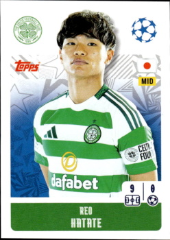 Reo Hatate Celtic Glasgow samolepka Topps UEFA Champions League 2024/25 #143