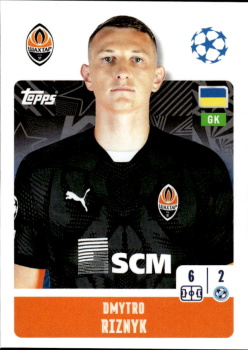 Dmytro Riznyk Shakhtar Donetsk samolepka Topps UEFA Champions League 2024/25 #198