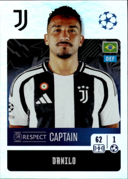 Danilo Juventus FC samolepka Topps UEFA Champions League 2024/25 Captain #248