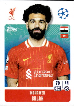 Mohamed Salah Liverpool samolepka Topps UEFA Champions League 2024/25 #270