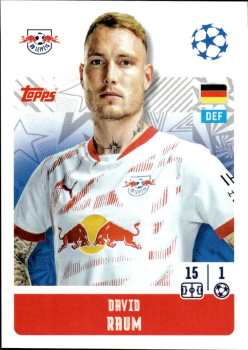 David Raum RB Leipzig samolepka Topps UEFA Champions League 2024/25 #312