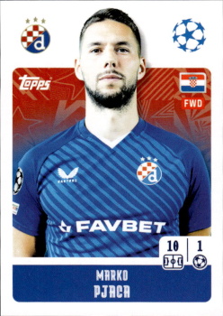 Marko Pjaca Dinamo Zagreb samolepka Topps UEFA Champions League 2024/25 #476