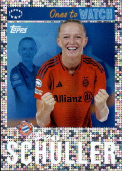 Lea Schuller Bayern Munchen samolepka Topps UEFA Champions League 2024/25 Ones to Watch #511