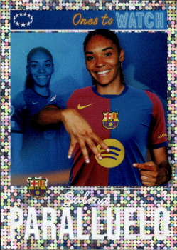 Salma Paralluelo FC Barcelona samolepka Topps UEFA Champions League 2024/25 Ones to Watch #514