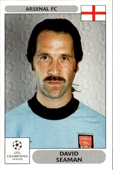 David Seaman Arsenal samolepky Panini UEFA Champions League 2000/01 #97