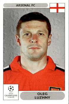 Oleg Luznhy Arsenal samolepky Panini UEFA Champions League 2000/01 #101