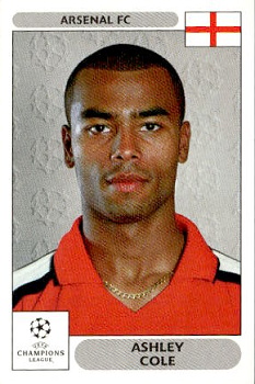 Ashley Cole Arsenal samolepky Panini UEFA Champions League 2000/01 #103
