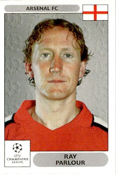 Ray Parlour Arsenal samolepky Panini UEFA Champions League 2000/01 #106