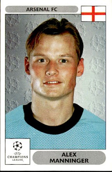 Alex Manninger Arsenal samolepky Panini UEFA Champions League 2000/01 #114