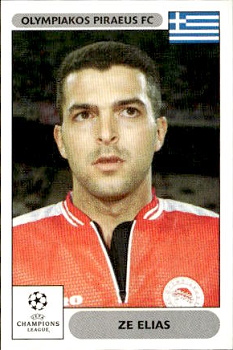 Ze Elias Olympiacos FC samolepky Panini UEFA Champions League 2000/01 #124