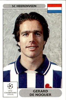 Gerard de Nooijer SC Heerenveen samolepky Panini UEFA Champions League 2000/01 #138