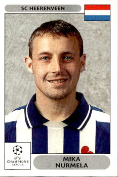 Mika Nurmela SC Heerenveen samolepky Panini UEFA Champions League 2000/01 #144
