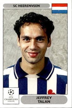 Jeffrey Talan SC Heerenveen samolepky Panini UEFA Champions League 2000/01 #146