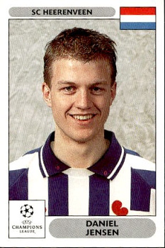 Daniel Jensen SC Heerenveen samolepky Panini UEFA Champions League 2000/01 #150