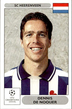 Dennis de Nooijer SC Heerenveen samolepky Panini UEFA Champions League 2000/01 #151