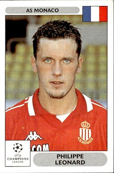 Philippe Leonard AS Monaco samolepky Panini UEFA Champions League 2000/01 #157