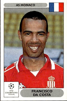 Francisco da Costa AS Monaco samolepky Panini UEFA Champions League 2000/01 #160