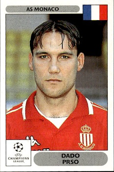Dado Prso AS Monaco samolepky Panini UEFA Champions League 2000/01 #169