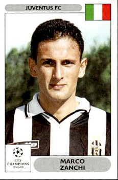 Marco Zanchi Juventus FC samolepky Panini UEFA Champions League 2000/01 #177