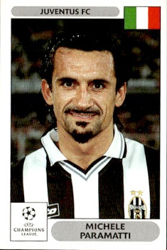 Michele Paramatti Juventus FC samolepky Panini UEFA Champions League 2000/01 #178
