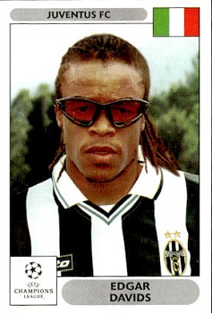 Edgar Davids Juventus FC samolepky Panini UEFA Champions League 2000/01 #182