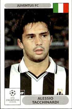 Alessio Tacchinardi Juventus FC samolepky Panini UEFA Champions League 2000/01 #183