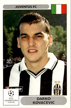 Darko Kovacevic Juventus FC samolepky Panini UEFA Champions League 2000/01 #189