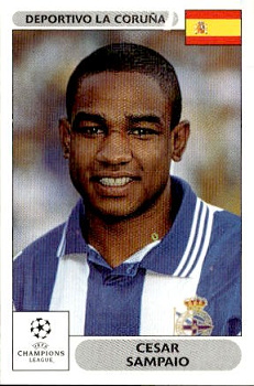 Cesar Sampaio Deportivo La Coruna samolepky Panini UEFA Champions League 2000/01 #199
