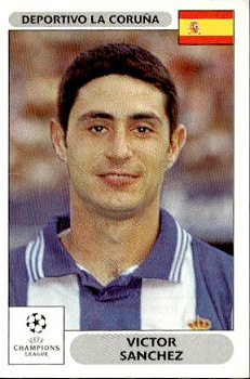 Victor Sanchez Deportivo La Coruna samolepky Panini UEFA Champions League 2000/01 #204