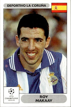 Roy Makaay Deportivo La Coruna samolepky Panini UEFA Champions League 2000/01 #206