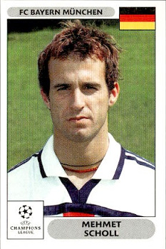 Mehmet Scholl Bayern Munchen samolepky Panini UEFA Champions League 2000/01 #221