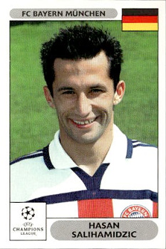 Hasan Salihamidzic Bayern Munchen samolepky Panini UEFA Champions League 2000/01 #225