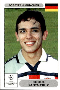Roque Santa Cruz Bayern Munchen samolepky Panini UEFA Champions League 2000/01 #226