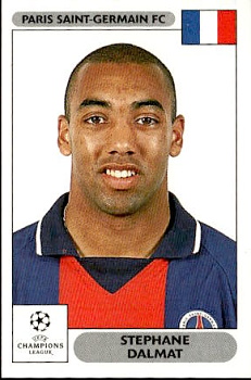 Stephane Dalmat Paris Saint-Germain samolepky Panini UEFA Champions League 2000/01 #237