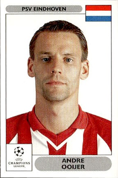 Andre Ooijer PSV Eindhoven samolepky Panini UEFA Champions League 2000/01 #272