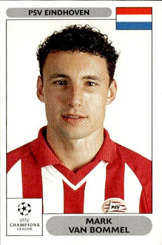 Mark van Bommel PSV Eindhoven samolepky Panini UEFA Champions League 2000/01 #278