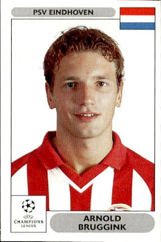 Arnold Bruggink PSV Eindhoven samolepky Panini UEFA Champions League 2000/01 #282