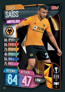 Romain Saiss Wolverhampton Wanderers 2019/20 Topps Match Attax CL UK version #117