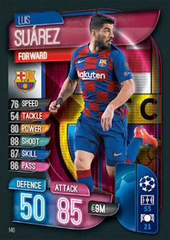 Luis Suarez FC Barcelona 2019/20 Topps Match Attax CL UK version #140