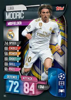 Luka Modric Real Madrid 2019/20 Topps Match Attax CL UK version #165